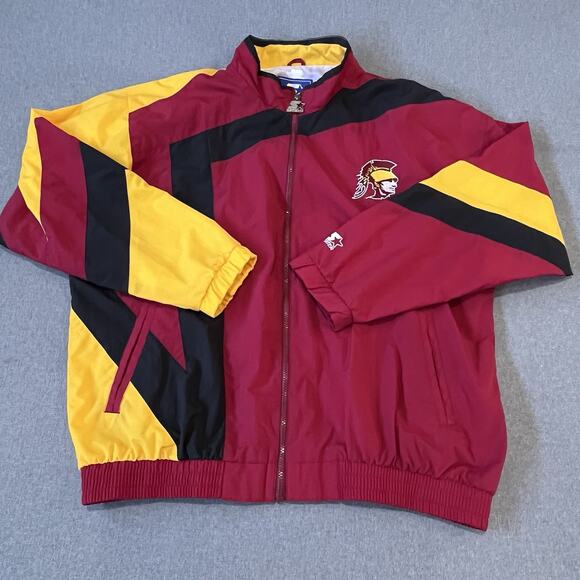 Vintage Trojans University Of Southern California Starter Pullover Starter - Picture 1 of 7